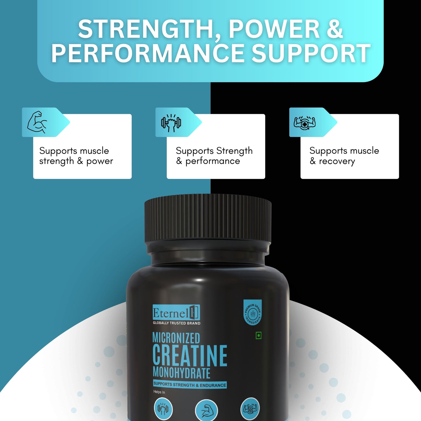 Micronized Creatine Monohydrate Tablets - 500 mg