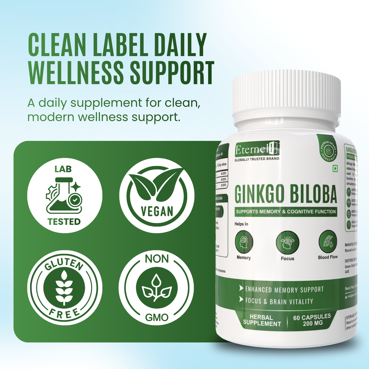 Ginkgo Biloba - 500 mg
