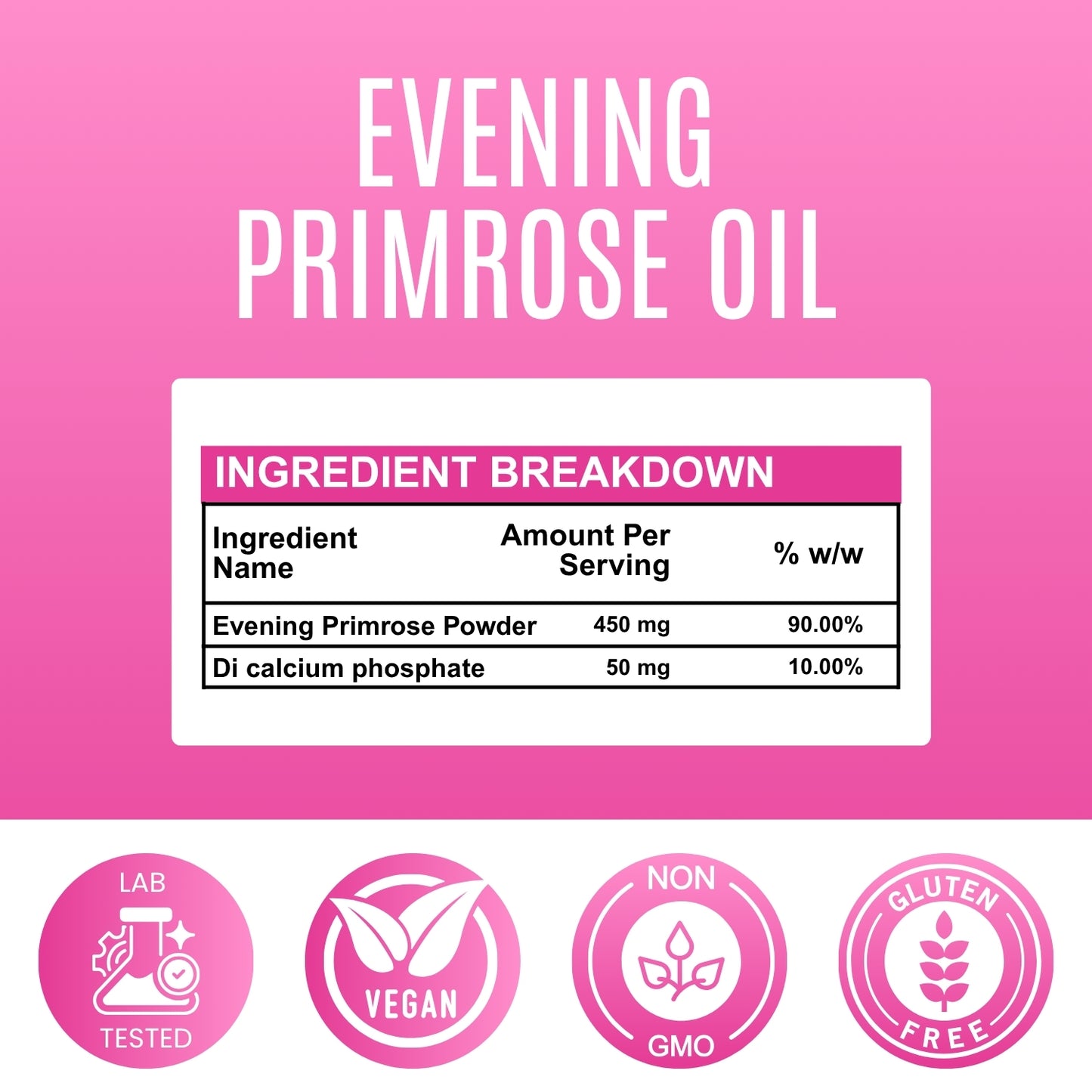 Evening Primrose Oil - 500 mg