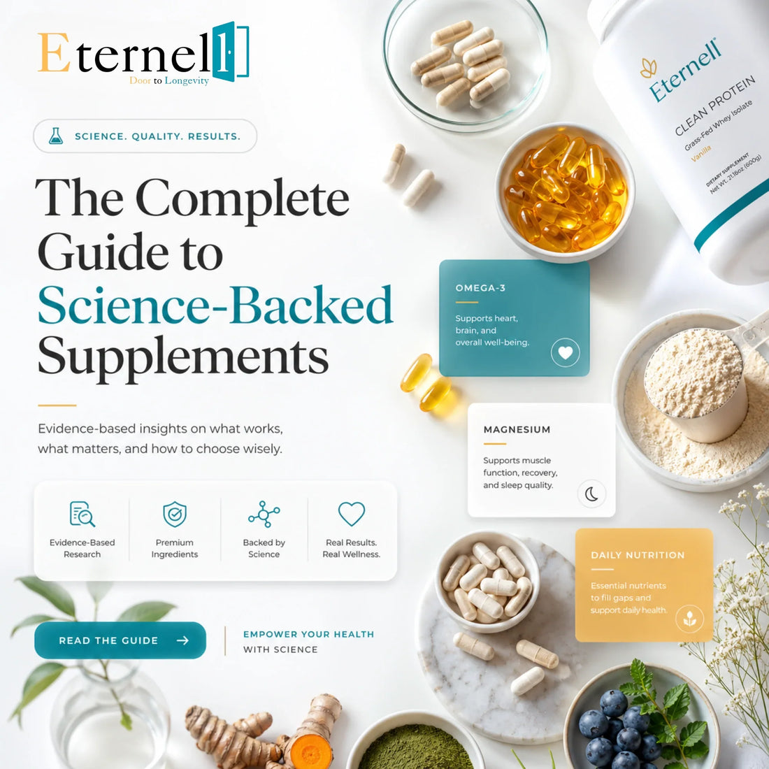 The Complete Guide to Supplements: What Works, What Doesn't & Why