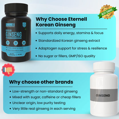 Korean Ginseng - 500 mg