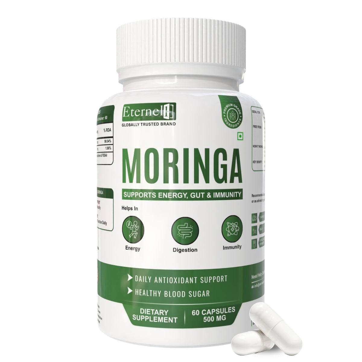 Moringa Capsules - 500 mg