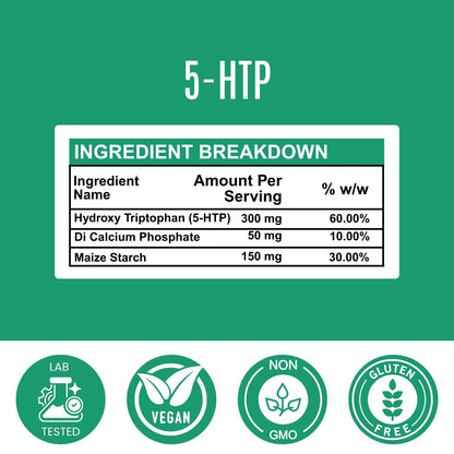 5-HTP (Hydroxy Triptophan) Capsule - 500mg