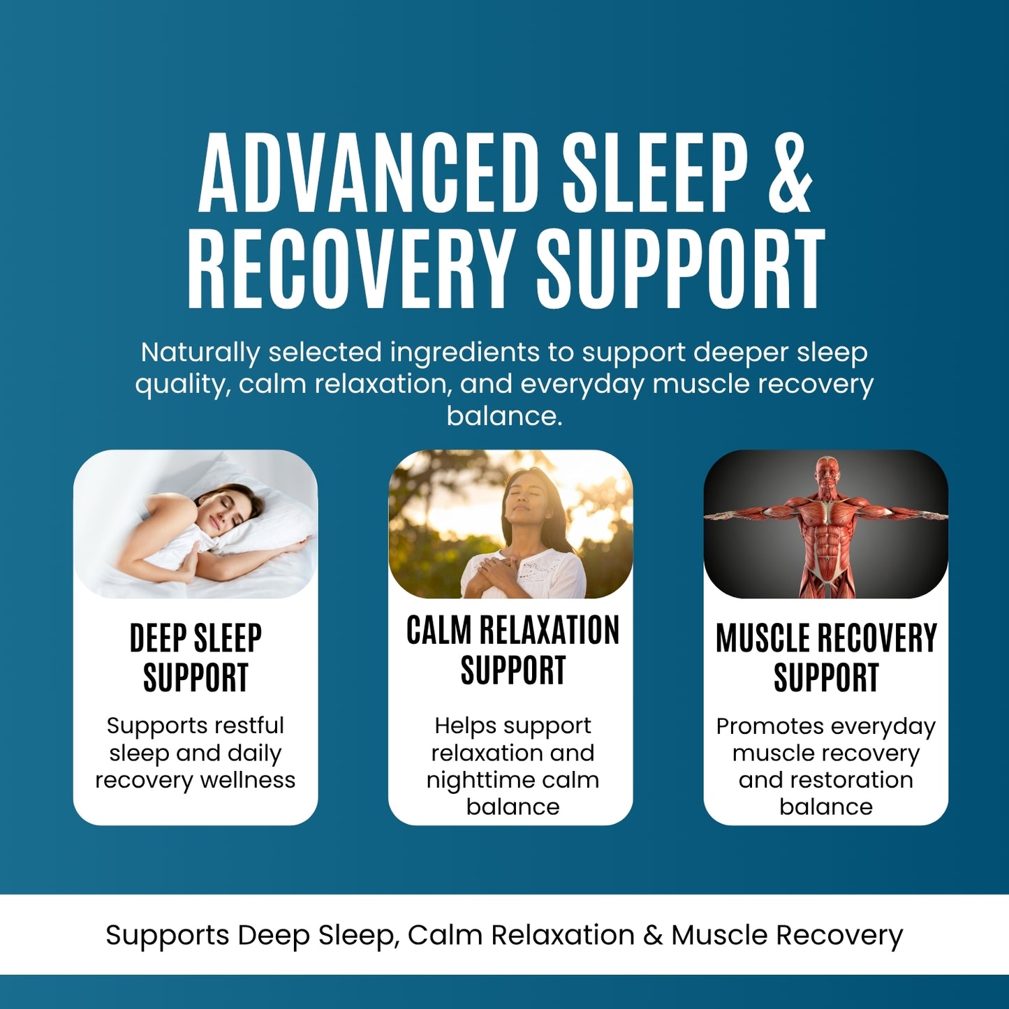 Glycine Capsules 450 mg – Sleep & Recovery Support