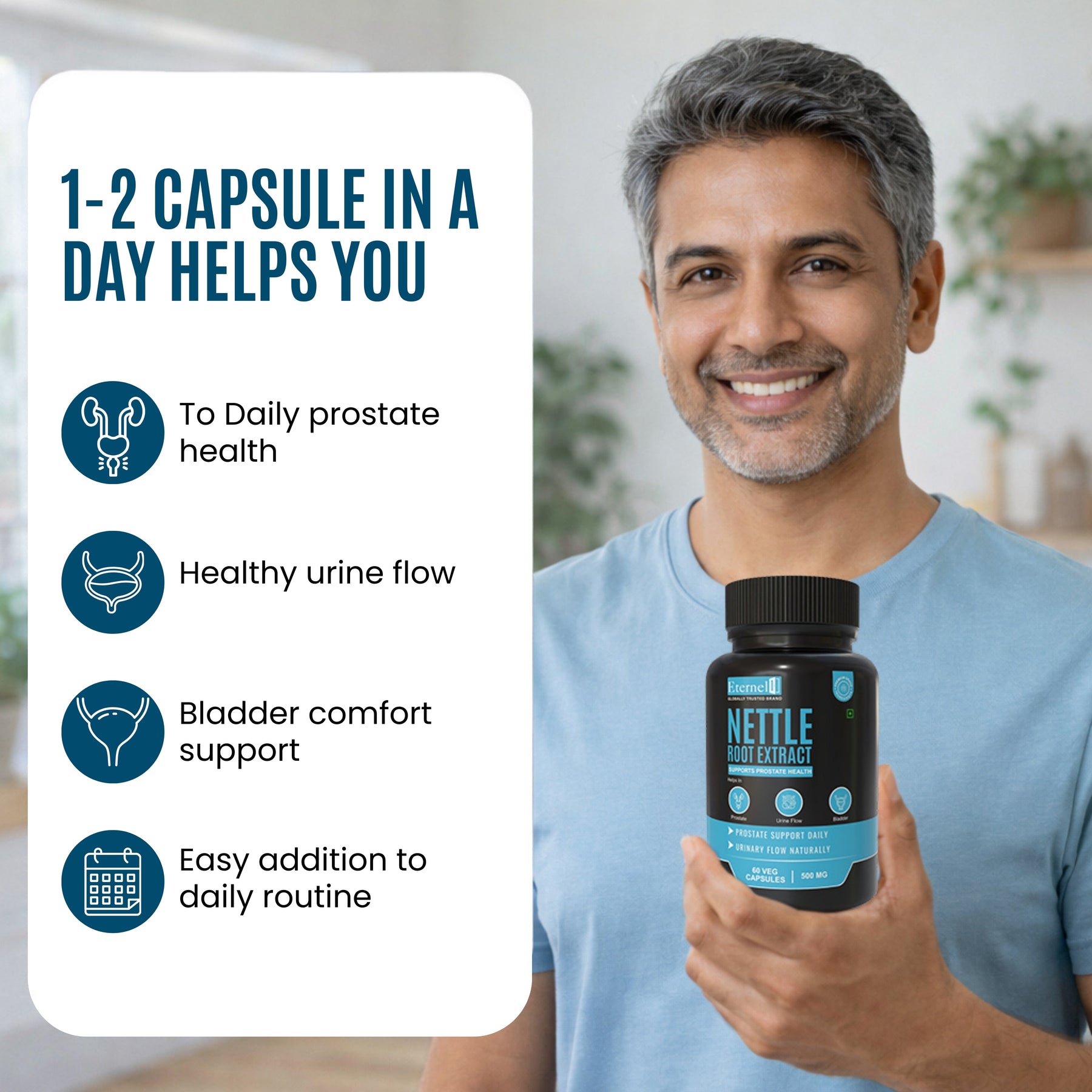 Nettle Root Extract Capsule - 500mg