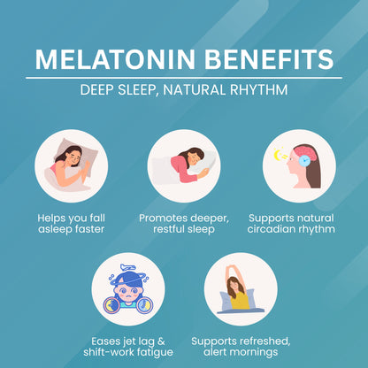 Melatonin 3 mg – Deep Sleep & Recovery Support