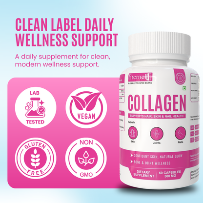 Collagen 500 mg – Skin, Hair & Anti-Aging Support