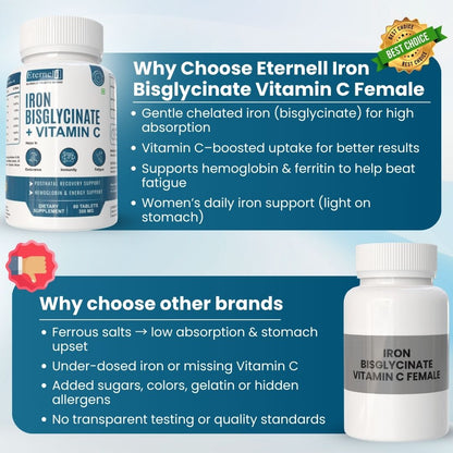 Iron Bisglycinate Vitamin C male Tablet - 300mg