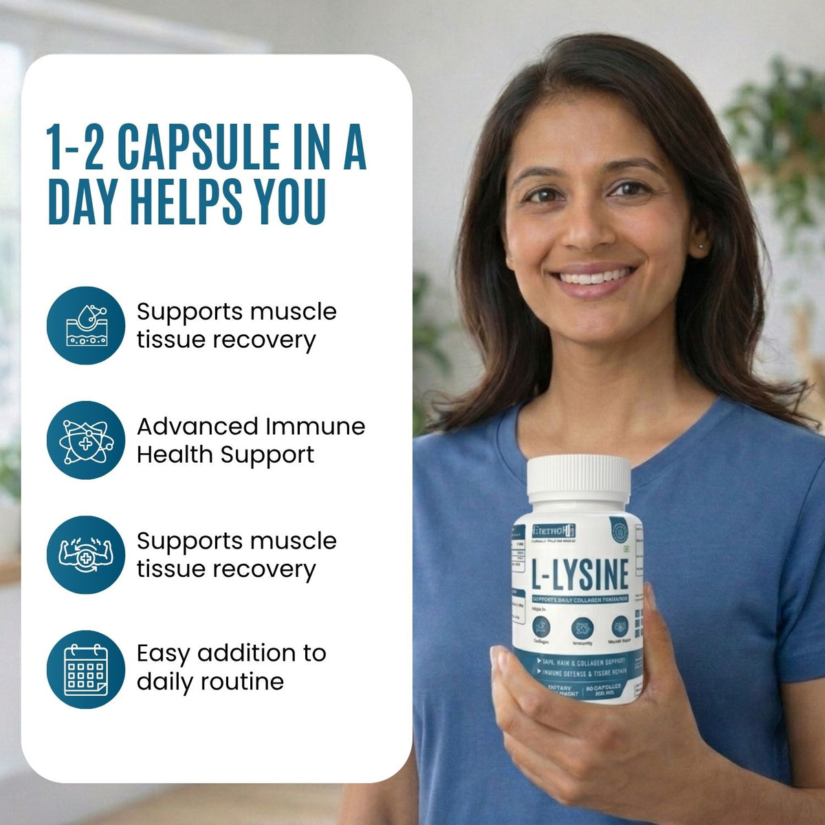 L-LYSINE - 500mg Capsules