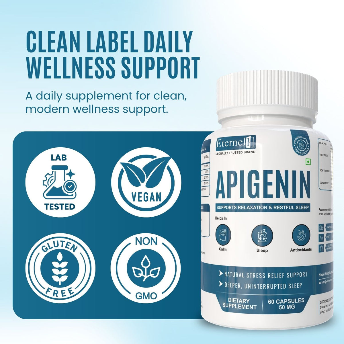 Apigenin Capsules - 50 mg