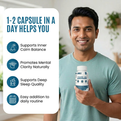 L-Theanine + GABA - 250 mg – Calm Mind & Stress Relief