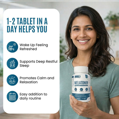 Melatonin 3 mg – Deep Sleep & Recovery Support