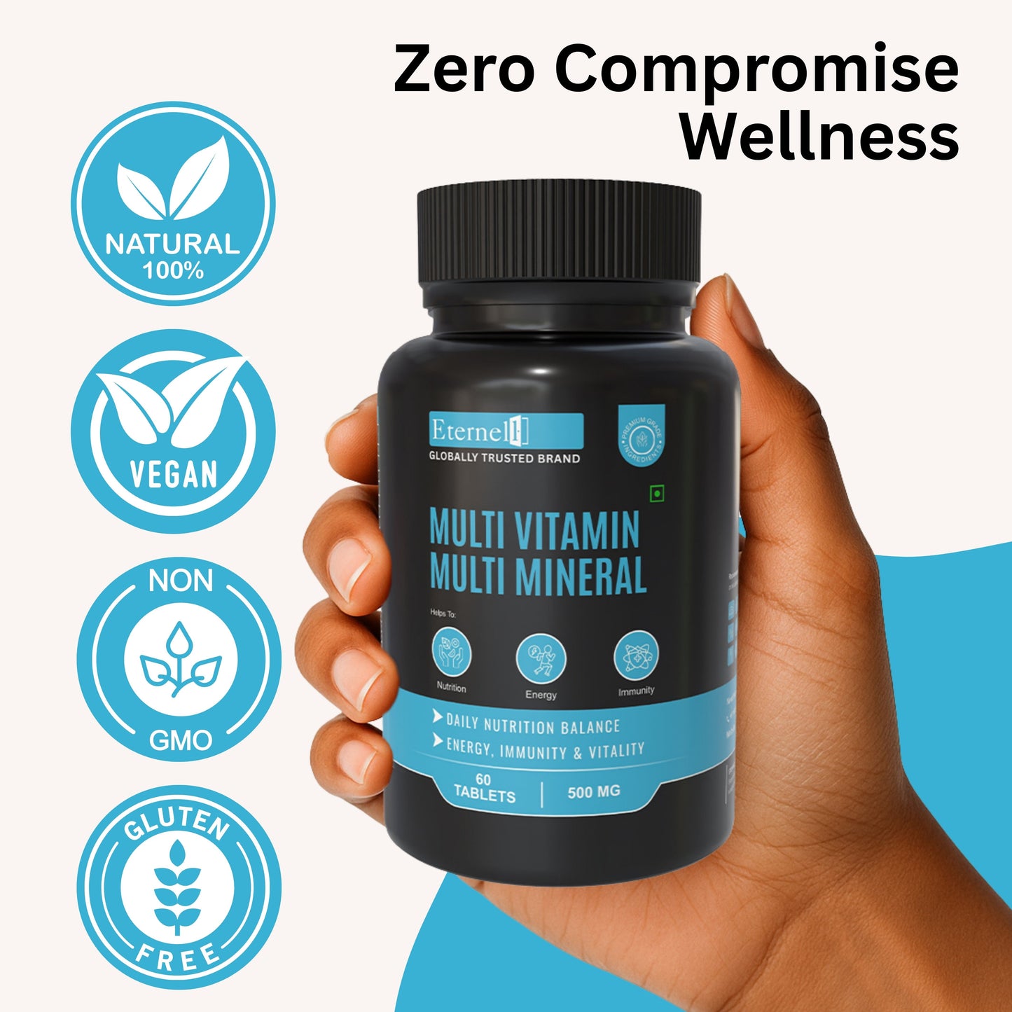 Multivitamins Tablets 500 mg – Daily Wellness Support