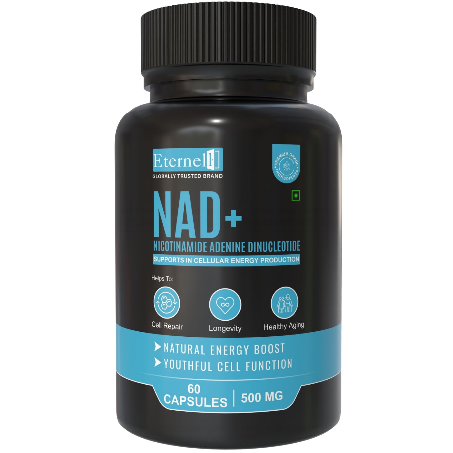 NAD+ Capsules 500 mg – Cellular Energy & Longevity