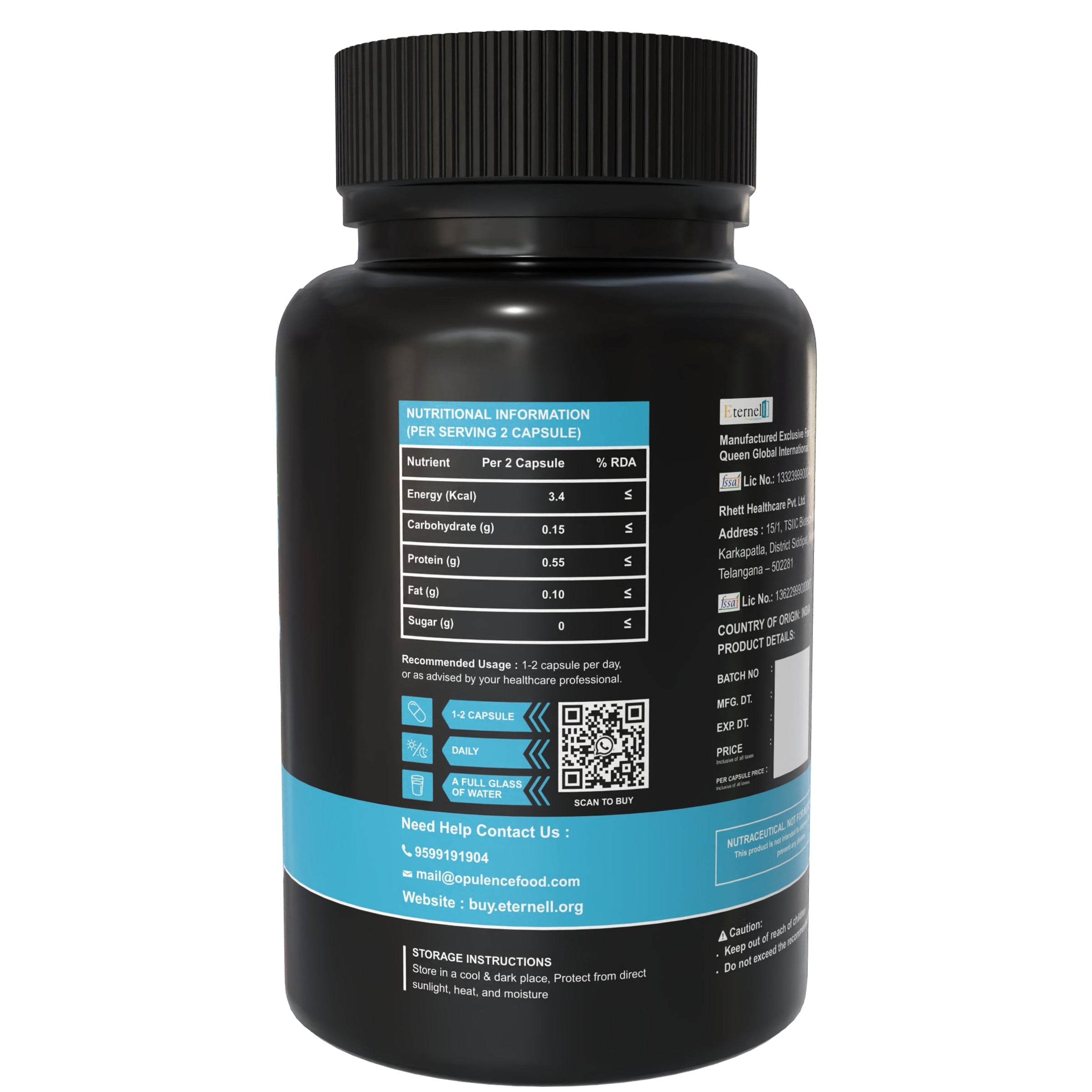 Digestive Enzymes with HCl & Ox Bile – Gut & Digestion Support