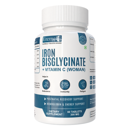 Iron Bisglycinate (Female) 300 mg – Women’s Iron Support