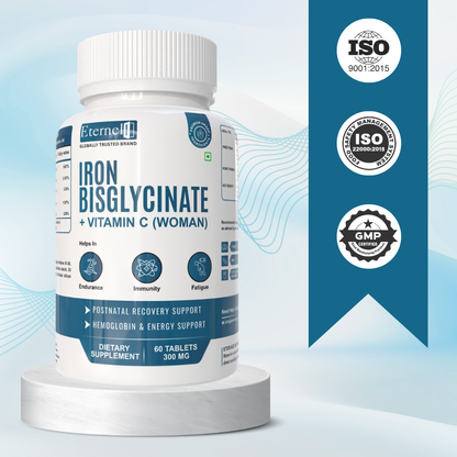Iron Bisglycinate (Female) 300 mg – Women’s Iron Support