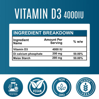 Vitamin D3 -  4000 IU