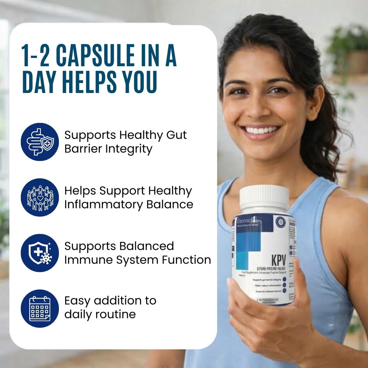 KPV (Lysine - Proline - Valine) - 500mg Capsule