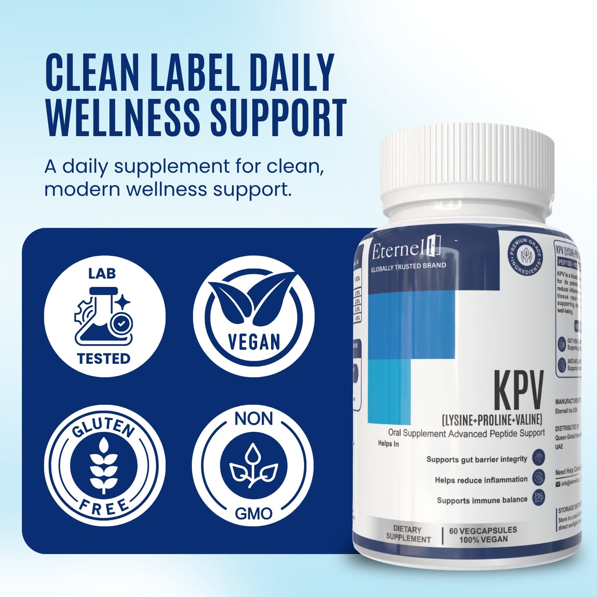 KPV (Lysine - Proline - Valine) - 500mg Capsule