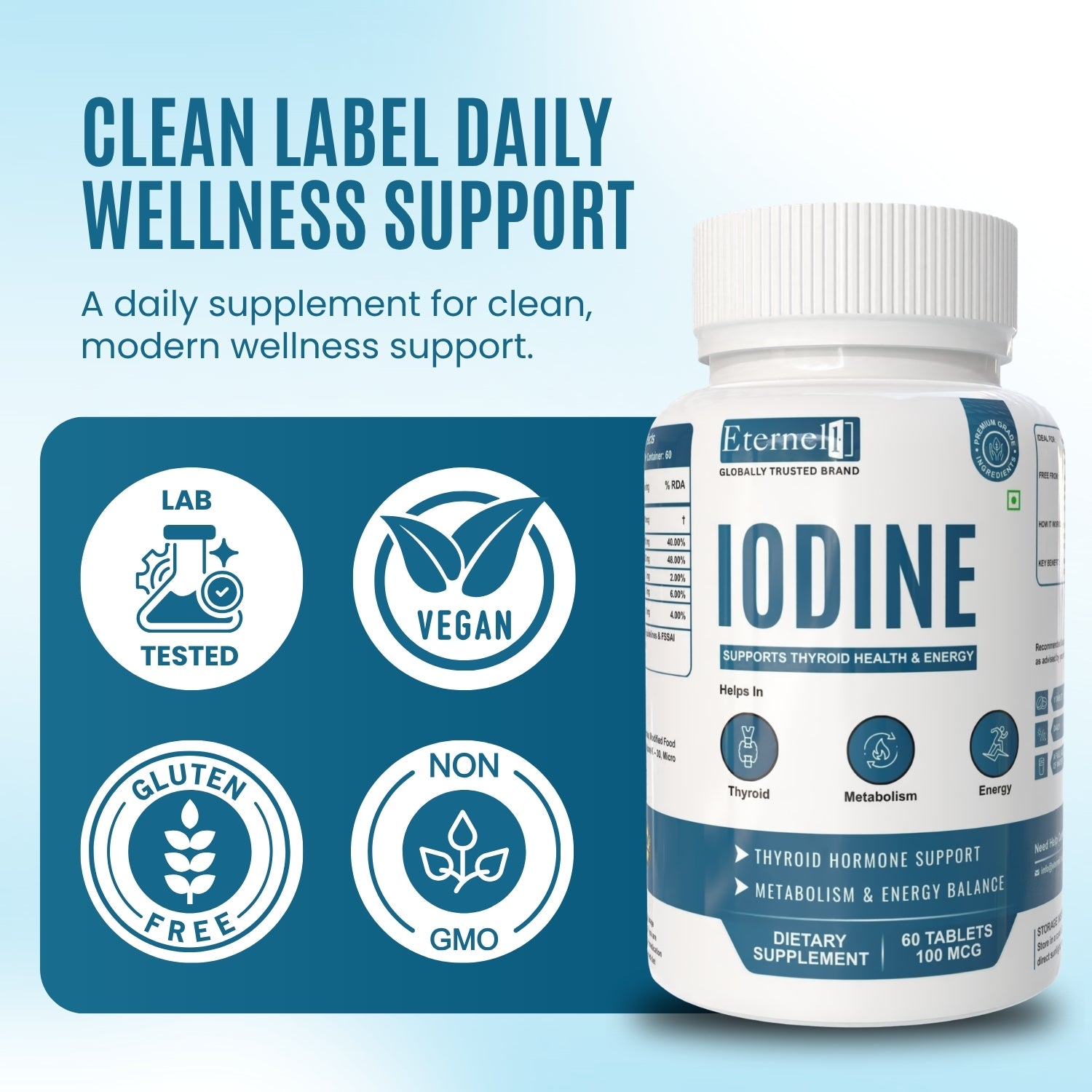 Iodine Tablets - 100 mcg