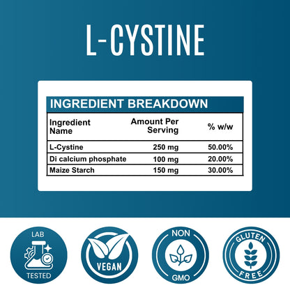 L-Cystine - 500mg Capsules