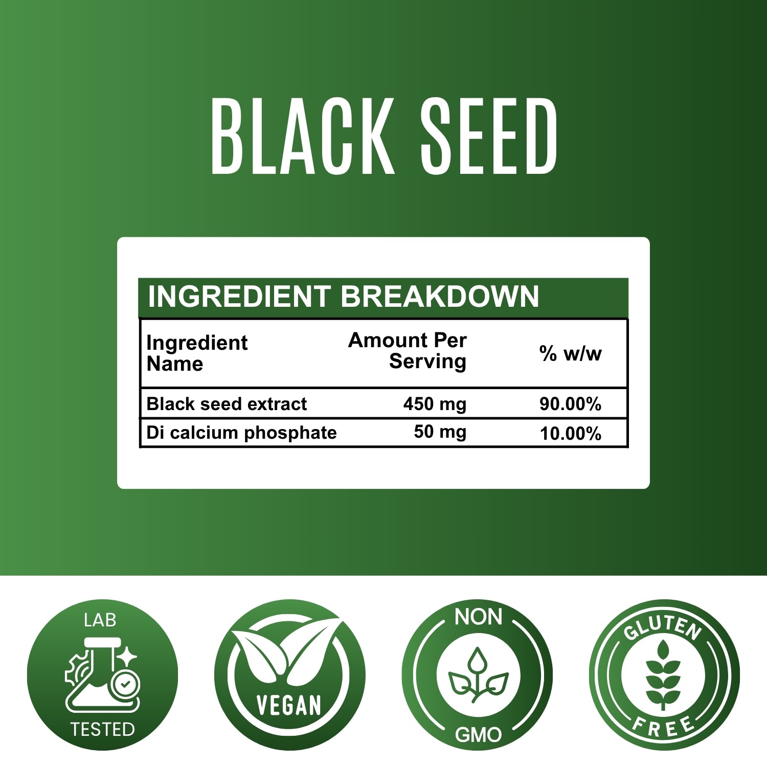 Black Seed Capsule - 500mg