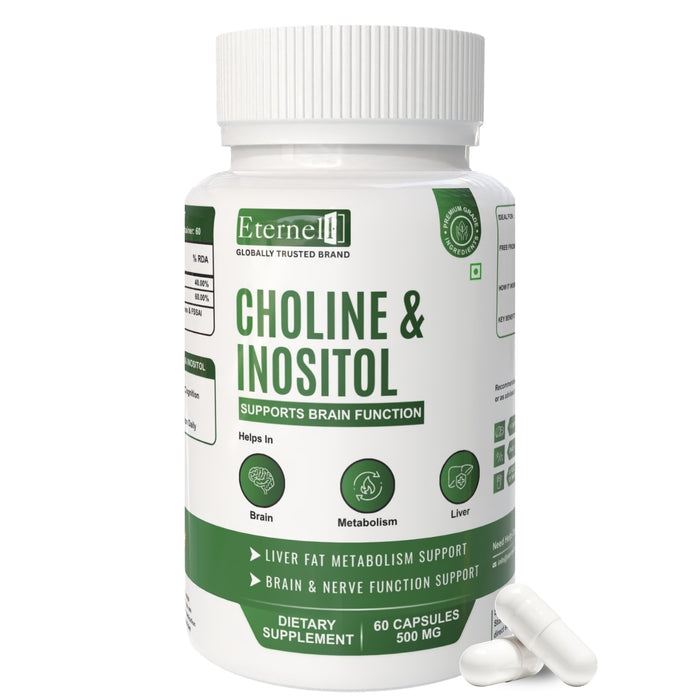 Choline and Inositol - 500mg Capsules