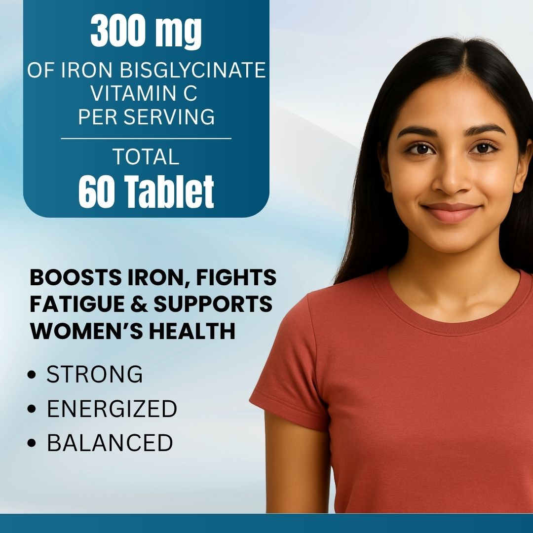 Iron Bisglycinate Vitamin C male Tablet - 300mg