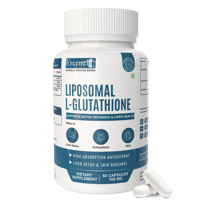 Liposomal L-Glutathione-500 mg Skin Brightening & Detox Support