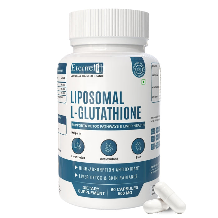 Liposomal L-Glutathione-500 mg Skin Brightening & Detox Support